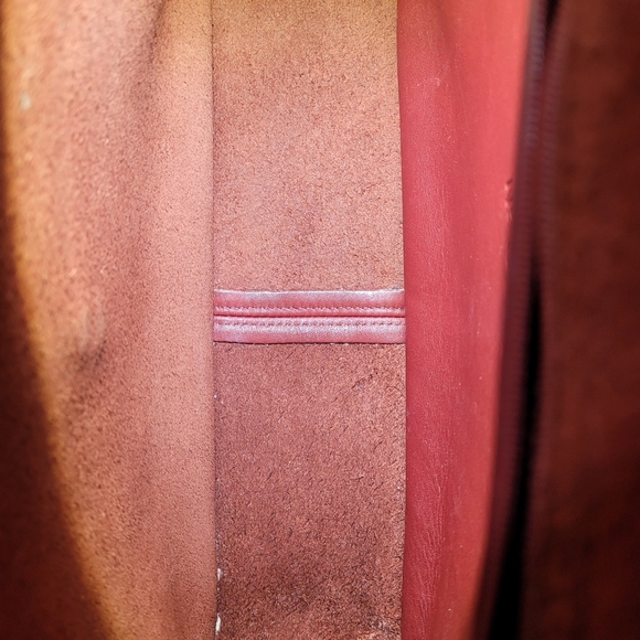 SOLD!! Red Vintage Coach Willis Bag #9927 - Picture 7 of 9
